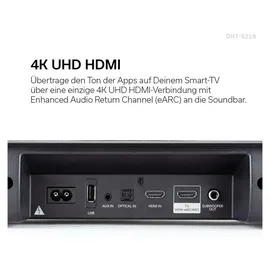 Denon DHT-S218 Schwarz