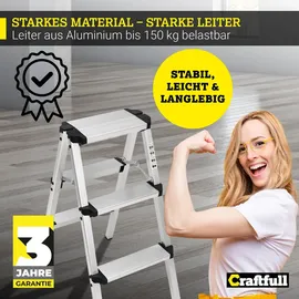Craftfull Trittleiter CF-131A 2 x 2 Stufen