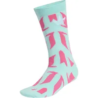 adidas Lionel Messi Print Socken 3er Pack Semi Flash Aqua/White/White 43-45