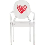 Kartell Loulou Ghost Kinderstuhl, Polykarbonat, transparent, 37 x 40 x 63 cm