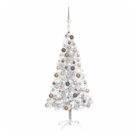 vidaXL Künstlicher Weihnachtsbaum Silber 120 cm
