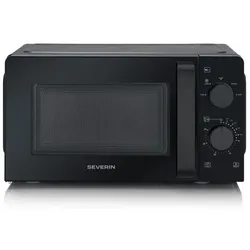 Severin MW 9587          schwarz Mikrowelle mit Glasboden