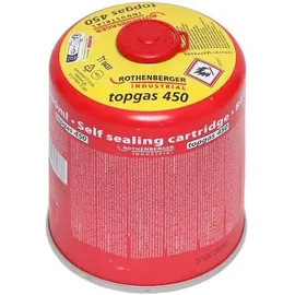 ROTHENBERGER INDUST. Rothenberger Topgas 450 Gaskartusche 450g Anschluss: 7/16...