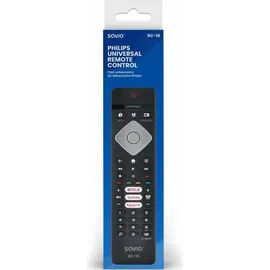 Savio RC-16, TV, TV-Tuner, Beistellgerät, IR Wireless, Drucktasten, Schwarz