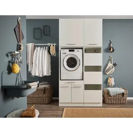 laundreezy Mehrzweckschrank-Set 118 x 238 x 68 cm Weiß