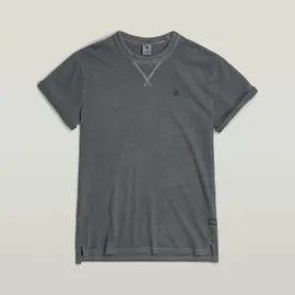 G-Star Nifous R T Kurzarm-T-Shirt Dark Black Garment Dyed L