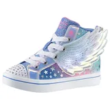 SKECHERS Sneaker »Twinkle Toes: Twi-Lites 2.0 - Dreamy Wings«, Freizeitschuh, Blinkschuh mit glitzernder Flügel Applikation Gr. 35, blau-rosa kombiniert, , 13470117-35