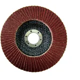 Vago-Tools 5x Fächerschleifscheiben 125mm konisch P80 Braun