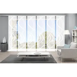 HOME WOHNIDEEN »TIBERIO 6er SET« Paneelwagen 6 Stk. tlg. Schiebegardine 6er SET TIBERIO