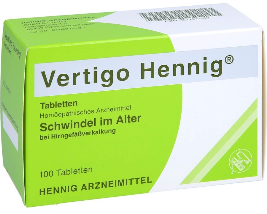 Hennig Arzneimittel VERTIGO HENNIG Tabletten Kreislaufanregung & Schwindel