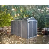 CANOPIA Gerätehaus Rubicon Alu Grau 304 x 185 cm