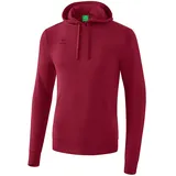 Erima Kinder Basic Kapuzen Sweatshirt, Bordeaux, 140