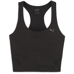 PUMA Studio Foundations 2in1 Cropped Yoga-Tanktop Damen 01 - PUMA black M