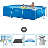 Rechteckiger Frame Pool - 260x160x65 Cm - 5-teilig  S20826