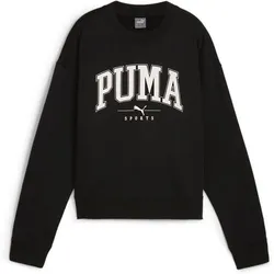 PUMA Damen Sweatshirt SQUAD Crew FL, PUMA Black, XS