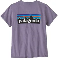 Patagonia P-6 Logo Responsibili-tee Damen T-Shirt concrete purple L