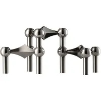 STOFF Nagel Kerzenständer-Set Nagel Schwarz