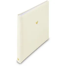 Hama Hama, Buch-Album Heart, 25x25 cm, 50 weiße Seiten