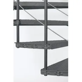 Minka Spindeltreppe Spino 38 - 305,5 cm Edelstahl/ Kunststoff/ PVC/ Stahl