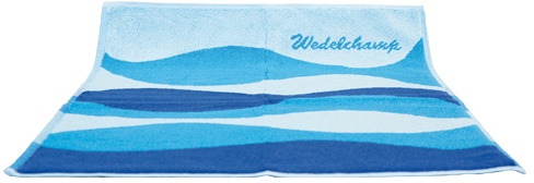 Finnsa Wedeltuch blau/türkis 75 x 60 cm
