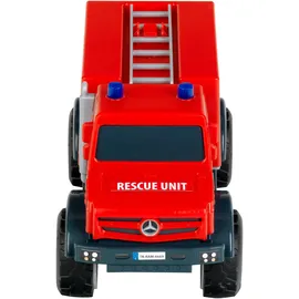 Theo Klein 3800 - Unimog Feuerwehr Sandfahrzeug rot 1:24