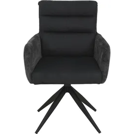 Hela Armlehnstuhl Leandra Mikrofaser anthrazit 2er Set