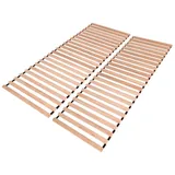 Krok Wood Premium Lattenrost Rollrost mit 20 extra stabilen Leisten aus Massivholz Buche 140x200 cm
