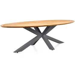 Suns Madre Gartentisch Aluminium/Teak