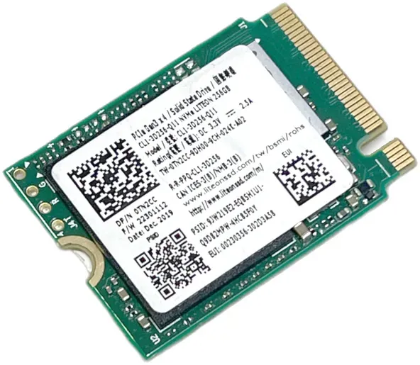 Lite-On SSD-Festplatte 256GB M.2 2230 NVMe CL1-3D256-Q11