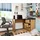 akord furniture factory Eck-Schreibtisch AKORD B16 rechts Eiche Craft mit 3 Schubladen und 2 Ablagen B124 x H77 x T85 cm - Bronze