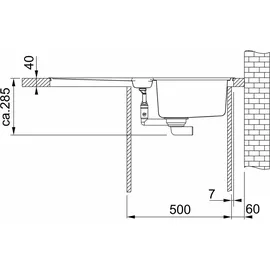 Franke Hydros HDX 284