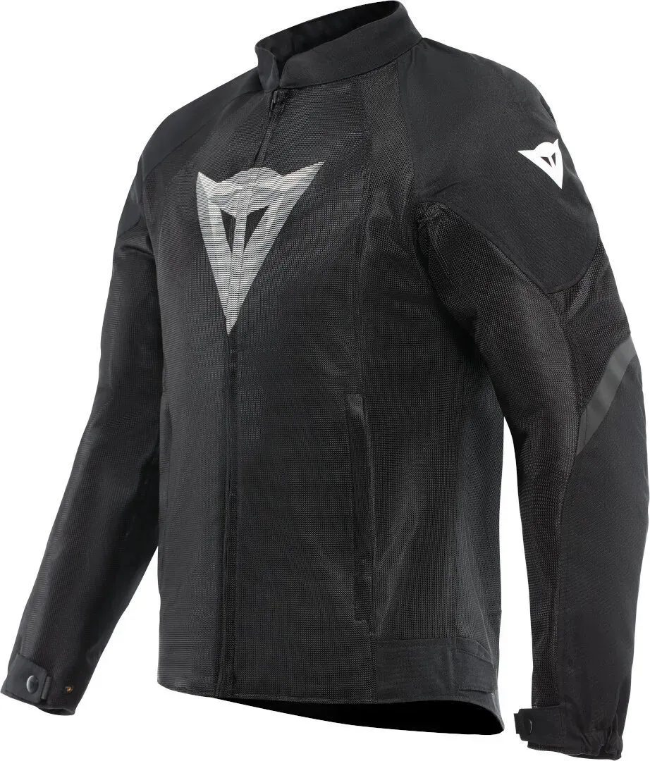 Dainese Herosphere Tex Diamond Motorfiets textiel jas, zwart-wit, 62 Voorman