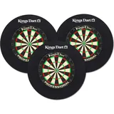 Kings Dart Dart-Set Dartscheiben mit Auffangfeld""