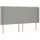 vidaXL Boxspringbett mit Matratze & LED Hellgrau 180x200 cm Stoff