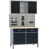 vidaXL, Werkbank + Arbeitsbock, Zayn (60 cm, 120 cm)