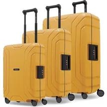 Redolz Essentials 15 Koffer-Set 3-tlg. gelb/bronze