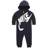 Nike Kids Nike Baby-Jungen Kapuze Overall, Obsidian, 9 Monate