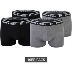10er Pack Pierre Cardin Herren Boxershorts Unterwäsche Mehrfarbig - M
