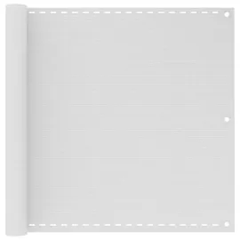 vidaXL Balkonverkleidung 400 x 90 cm weiß Polyethylen
