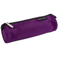Exacompta 52860E Federmäppchen OPAK rund aus strukturiertem Polyester 22,5 x 7,5 cm 1 Stück Zufallsfarbe Federtasche Schlampermäppchen ideal für Schule und Universität