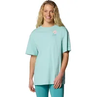 Columbia Rolling Bend Graphic Oversized Damen grün - M