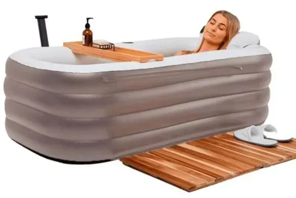 Airtub - Aufblasbare Badewanne für Erwachsene - Space Grey