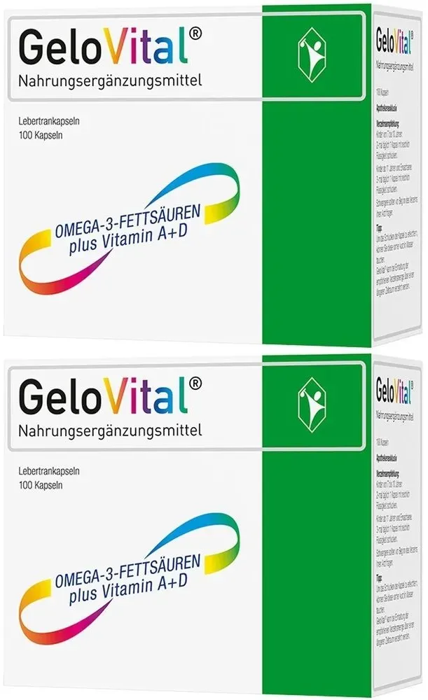 GeloVital Lebertrankapsel mit Vitamin A und Vitamin D