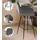 Home4You Barhocker 2er Set, Grau - H 106 cm - Samtbezug - Metallgestell - 360 Grad drehbar - 2er Set