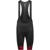 Optiline Trägershorts Herren schwarz/rot L 2021 Bike Hosen