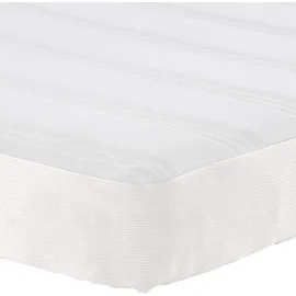 vidaXL Taschenfederkernmatratze Creme 160 x 200 cm Mittelhart