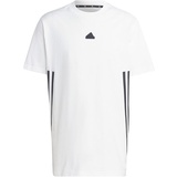adidas Herren T-Shirt (Short Sleeve) M Fi 3S T, White, S