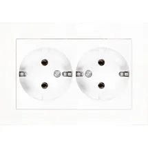 Panasonic Doppelsteckdose 2 St. Weiß