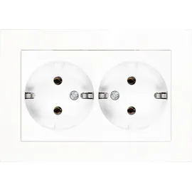 Panasonic Doppelsteckdose 2 St. Weiß