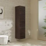 Hansgrohe Xelu Q Hochschrank 400 x 35 x 165 cm Nussbaum Dunkel Holz